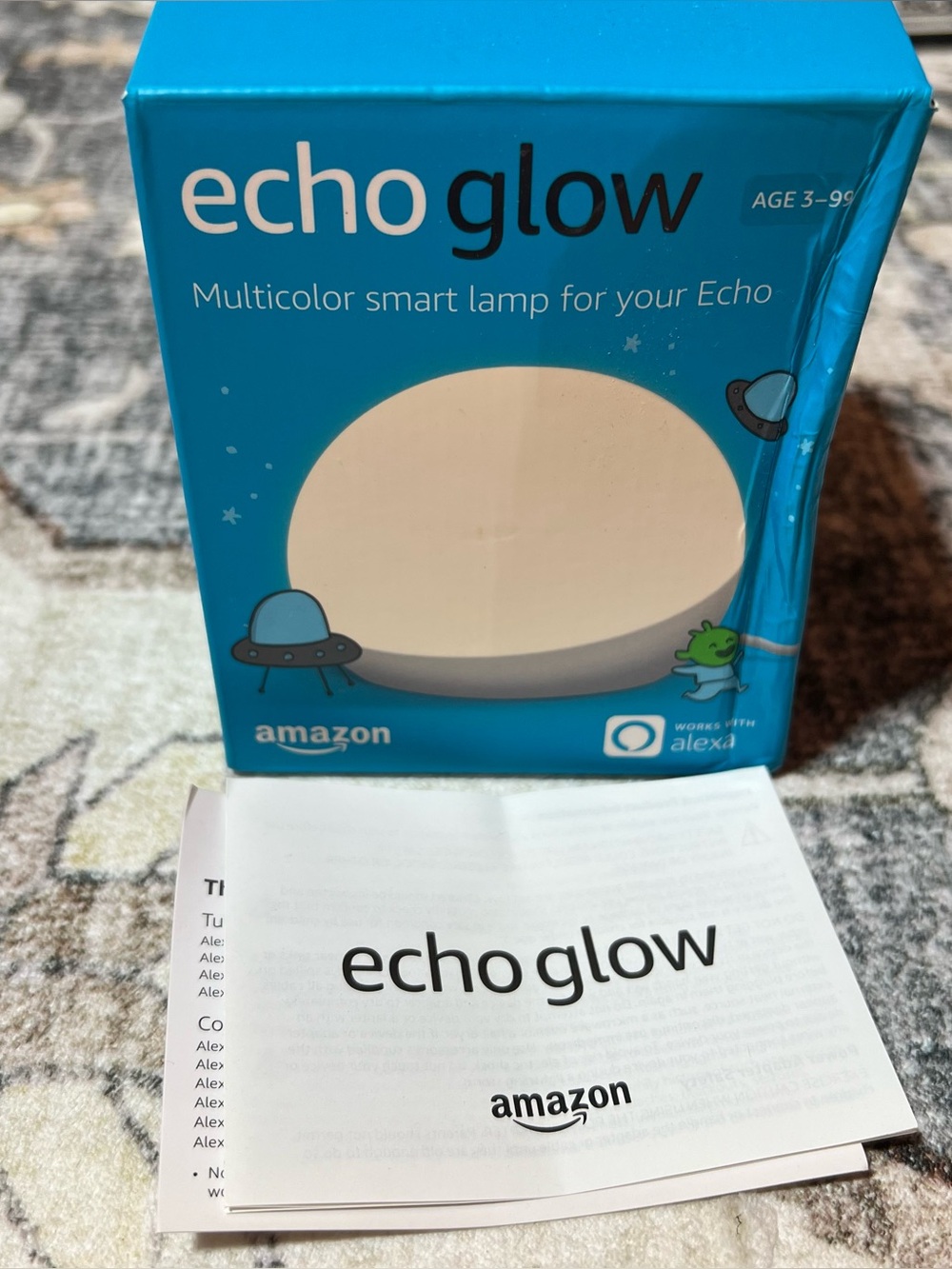 Echo Glow Multicolor Smart Lamp For your Echo